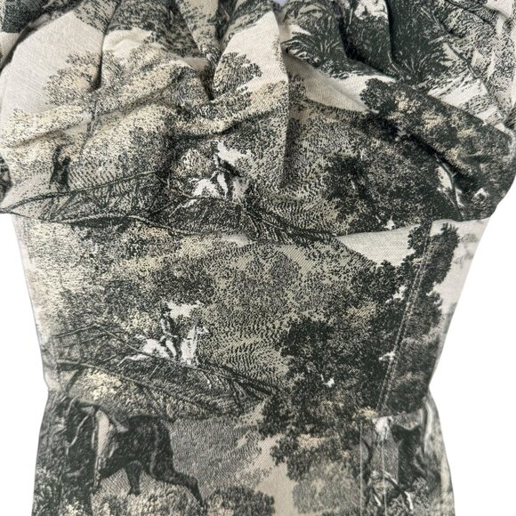 Tuckernuck NEW Middleburg Toile Suze Equestrian Formal Midi Dress Size XS - Picture 6 of 12